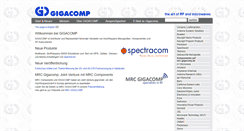 Desktop Screenshot of gigacomp.de